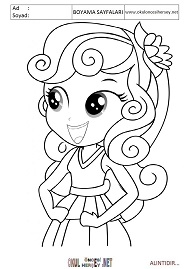 Equestria-girls boyama sayfaları